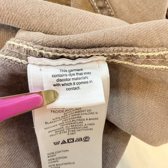 We The Free High Roller Shortall Size M Brown Denim Cotton Overalls Free People - Picture 11 of 14